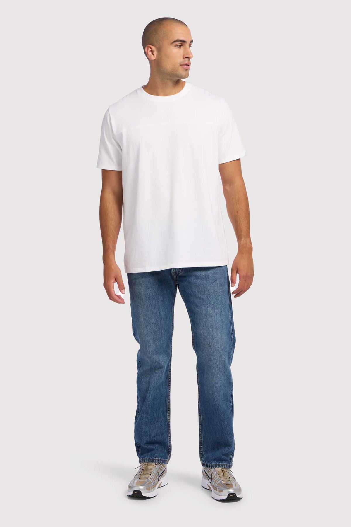 Color:White | Men's Steady Seamed Tee