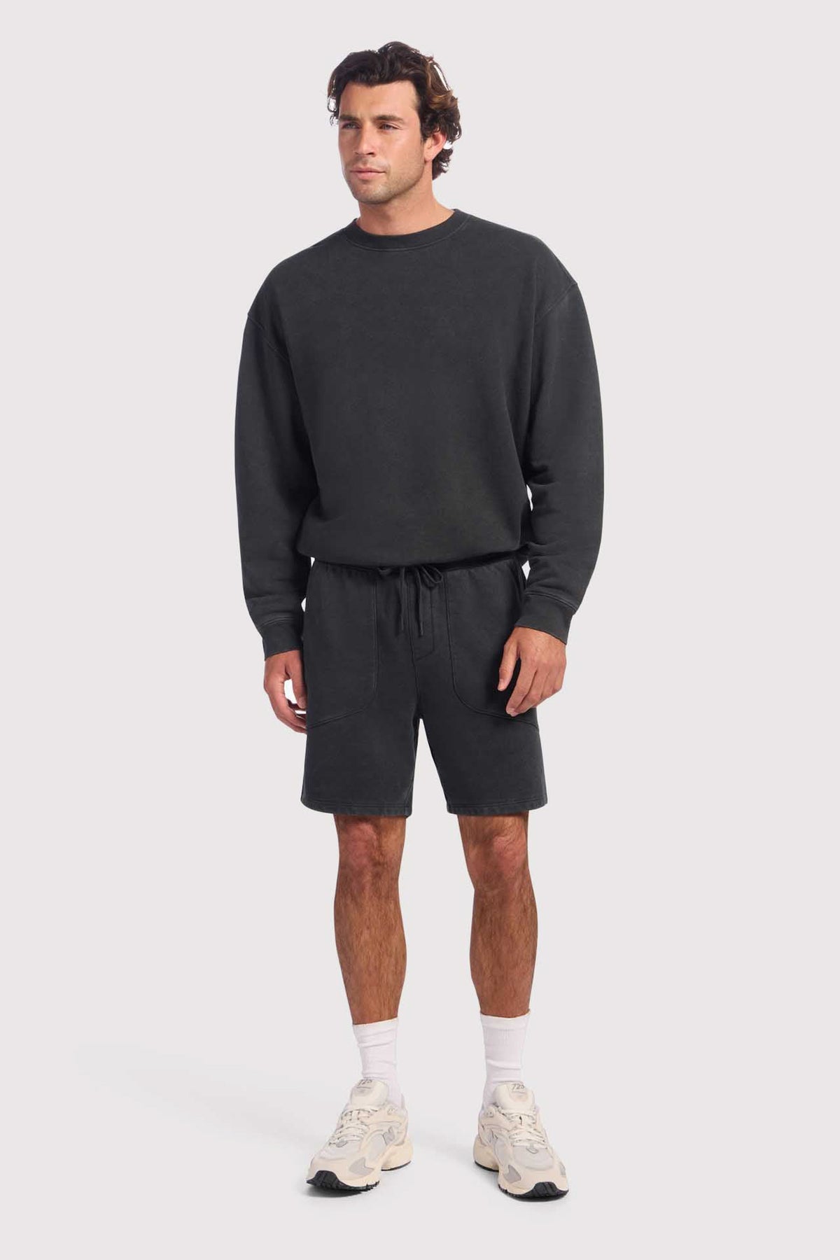 Color:Washed Black | Vintage Fleece Men's Short