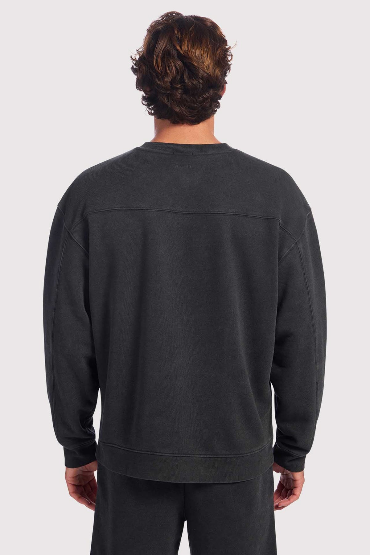 Color:Washed Black | Vintage Fleece Men's Crewneck