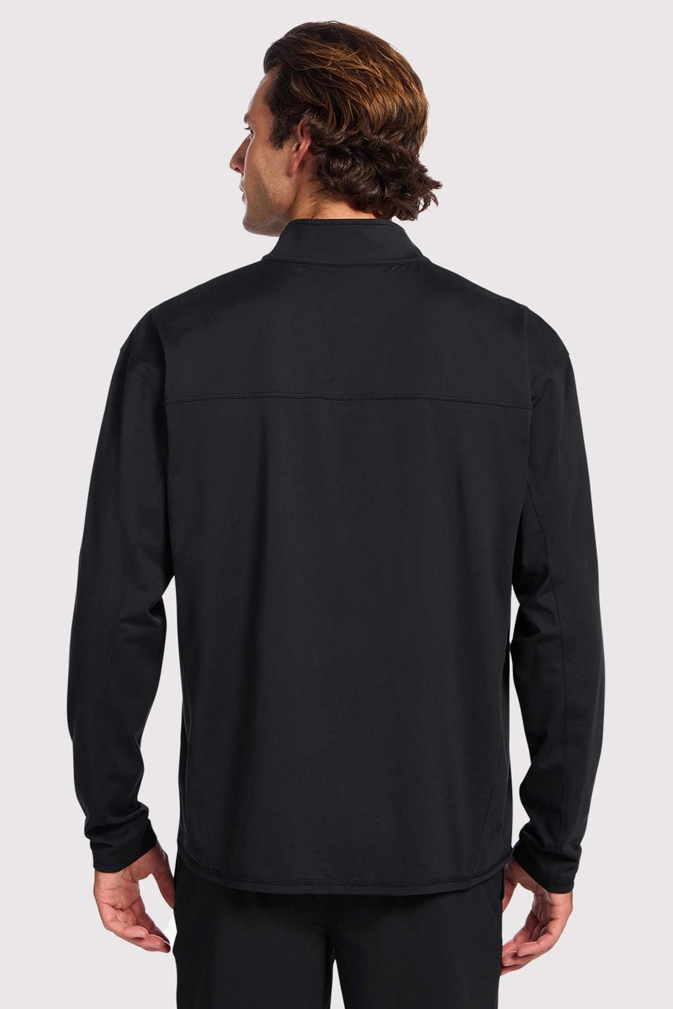 Men's Movement Quarter-Zip | Black – nuuds