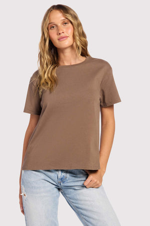 Vintage Cotton Everyday T-Shirt | Mocha – nuuds