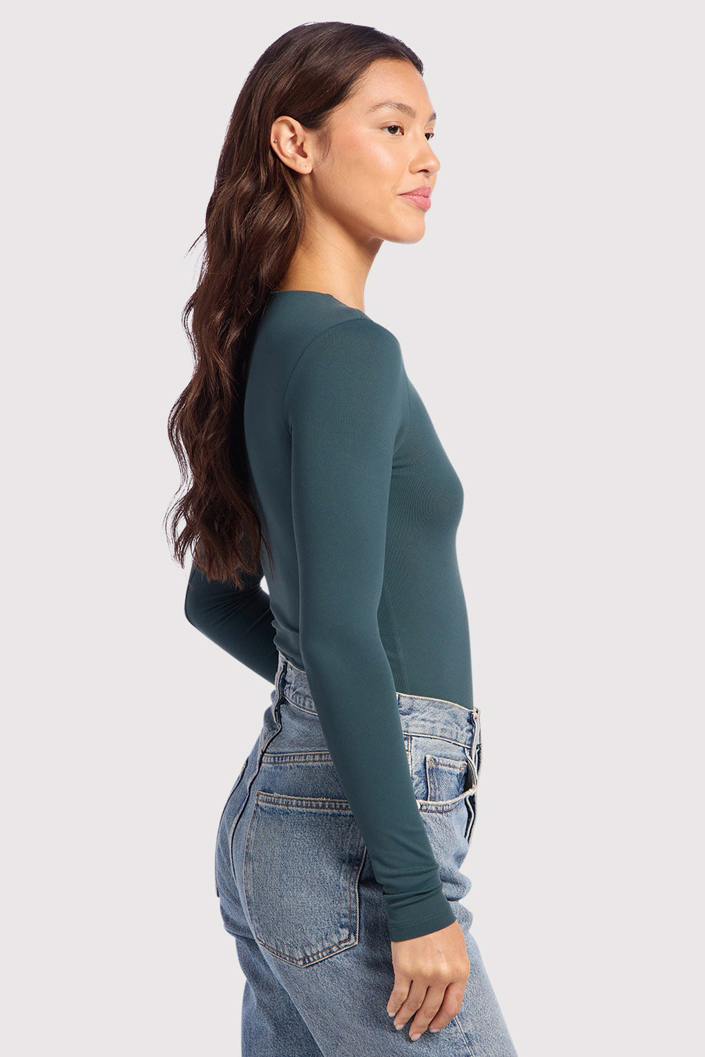 Long Sleeve Crewneck Bodysuit