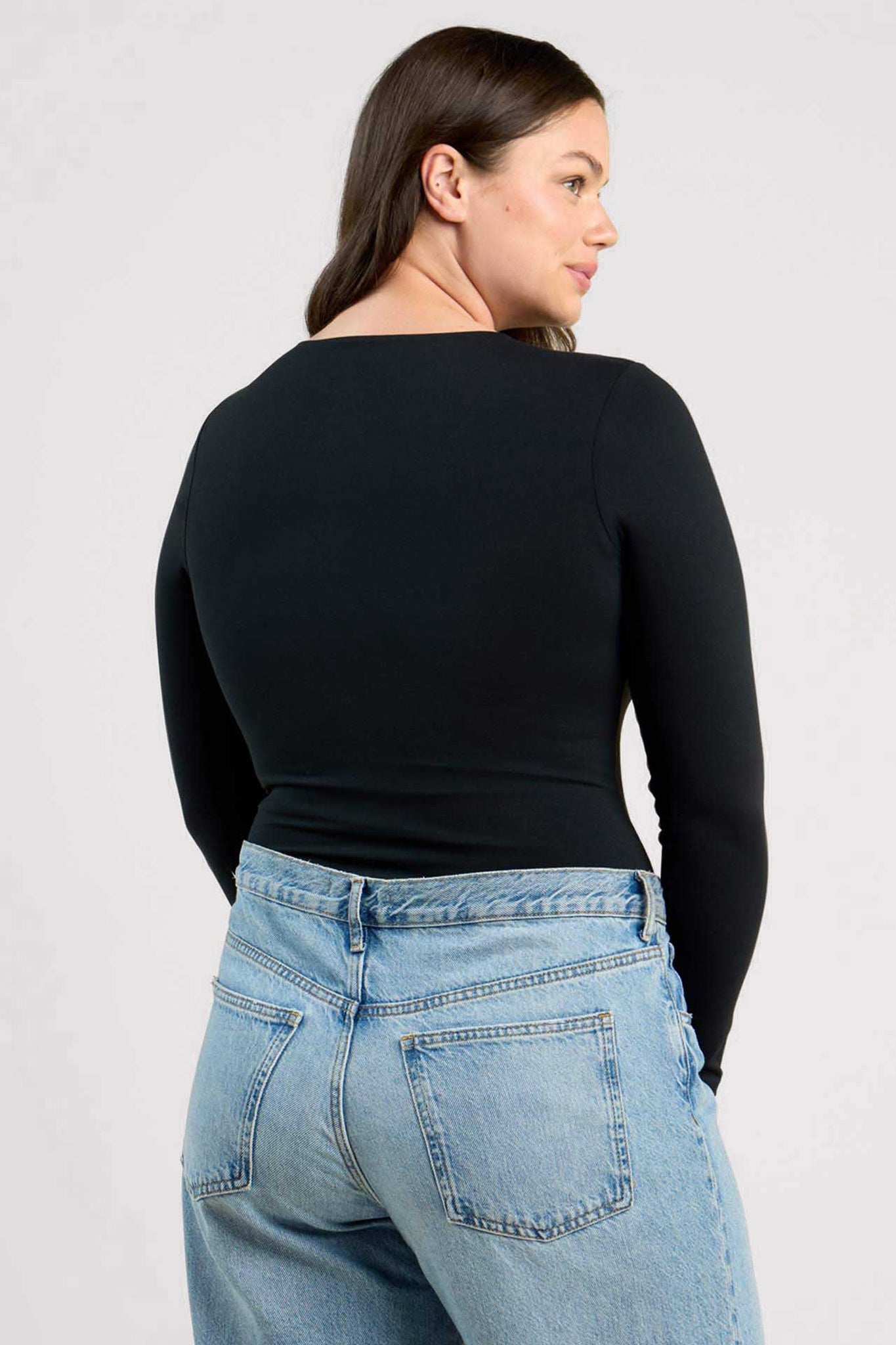 Long Sleeve Crewneck Bodysuit