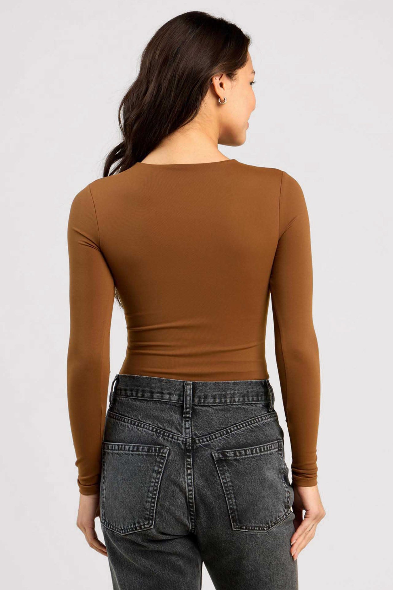 Long Sleeve Crewneck Bodysuit
