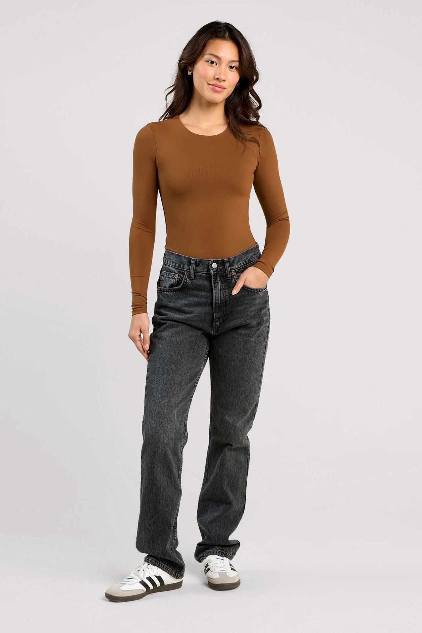 Long Sleeve Crewneck Bodysuit