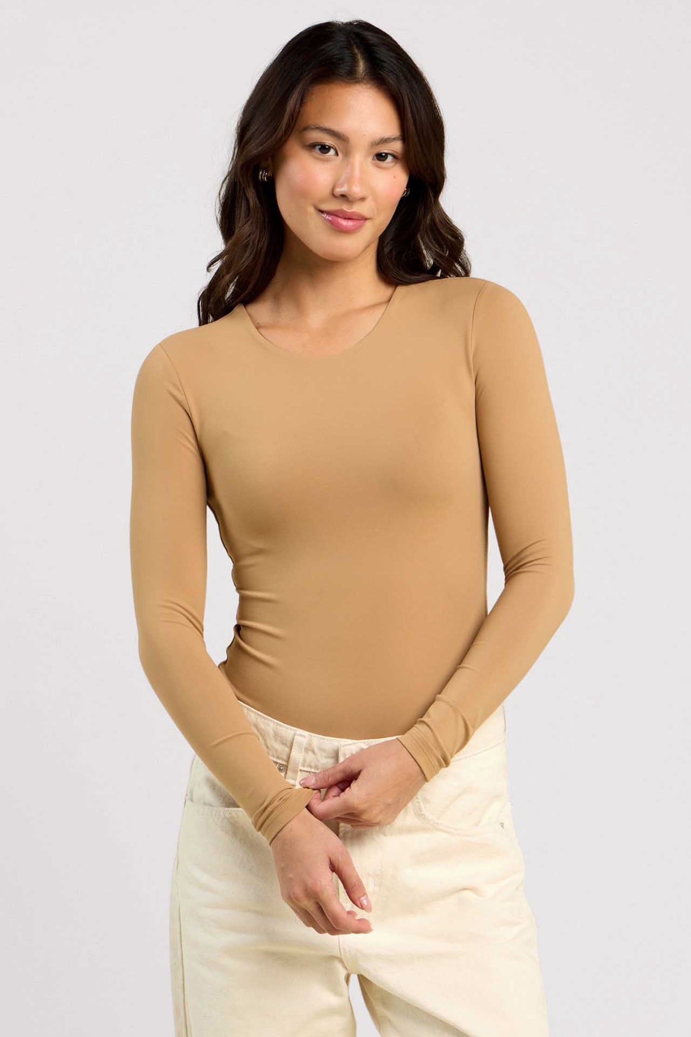 Long Sleeve Crewneck Bodysuit