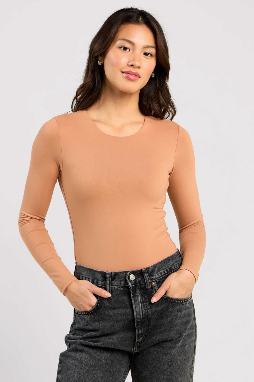 Long Sleeve Crewneck Bodysuit