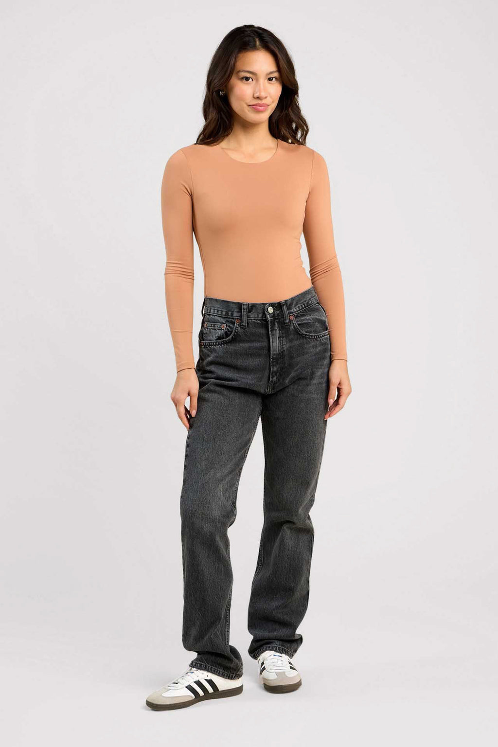 Long Sleeve Crewneck Bodysuit