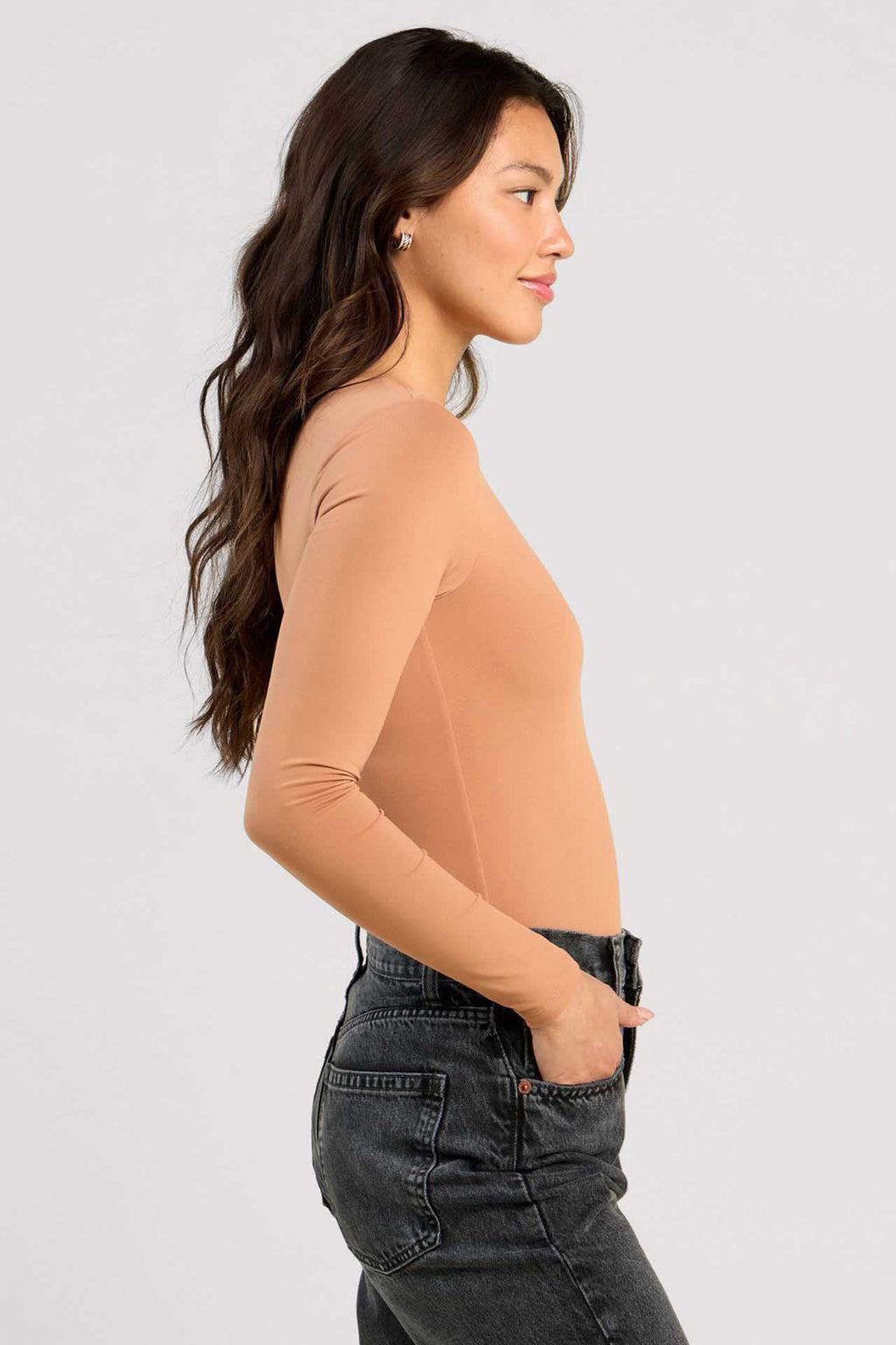 Long Sleeve Crewneck Bodysuit