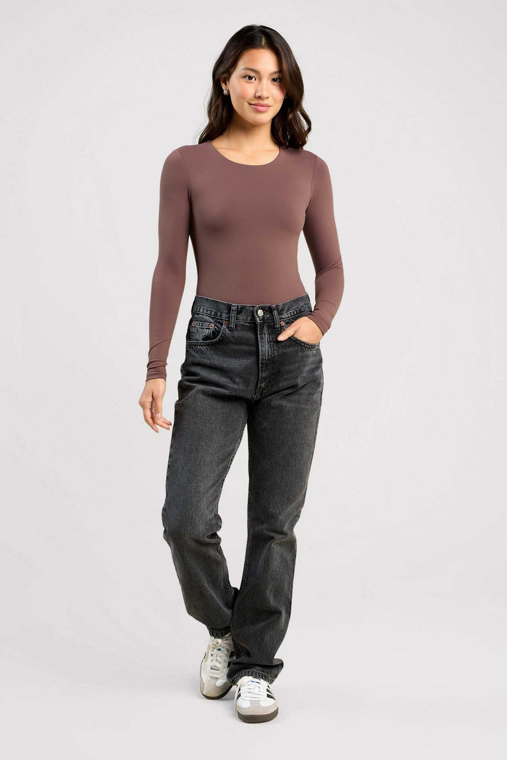 Long Sleeve Crewneck Bodysuit