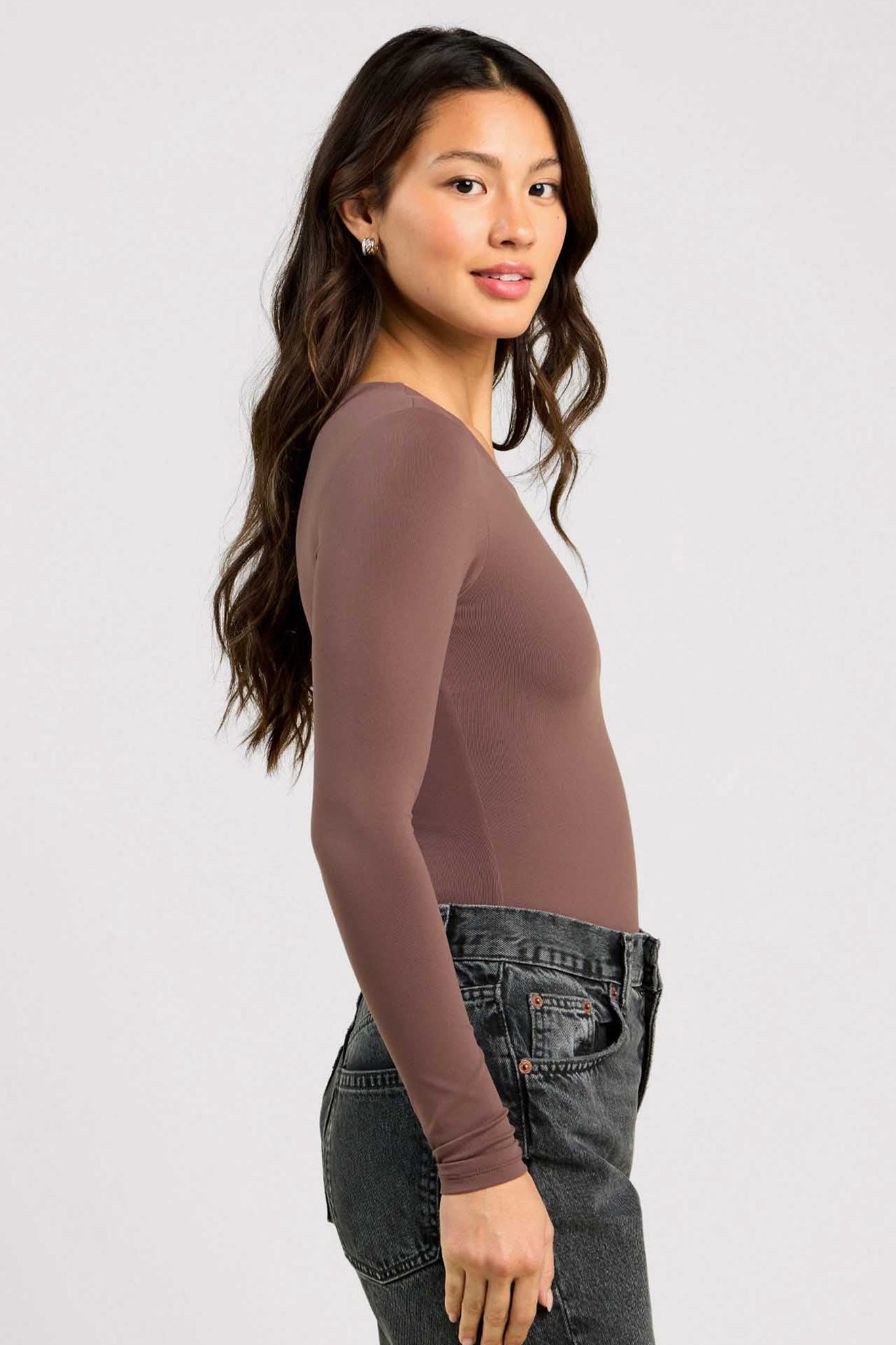 Long Sleeve Crewneck Bodysuit