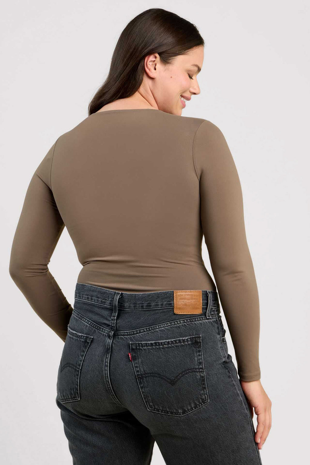 Long Sleeve Crewneck Bodysuit