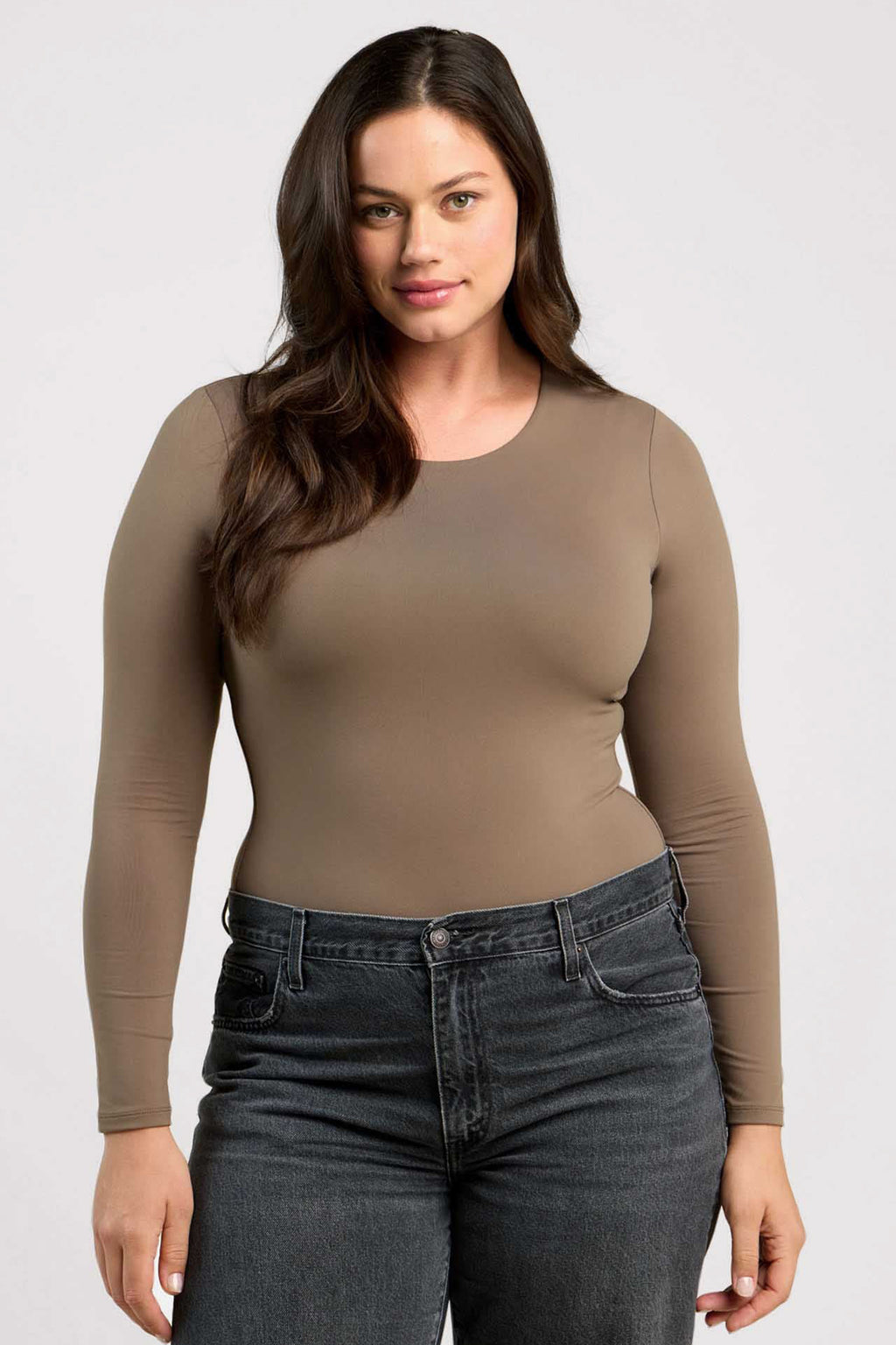 Long Sleeve Crewneck Bodysuit