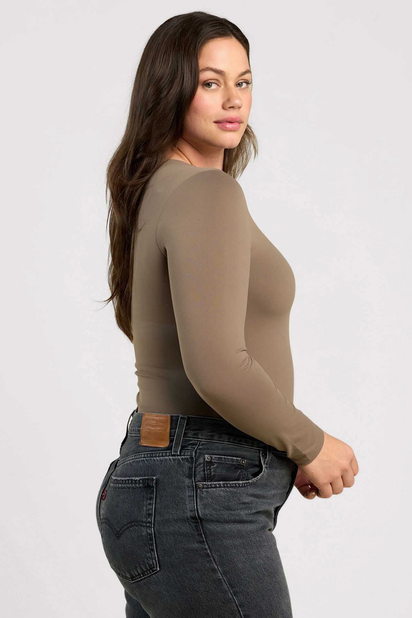 Long Sleeve Crewneck Bodysuit