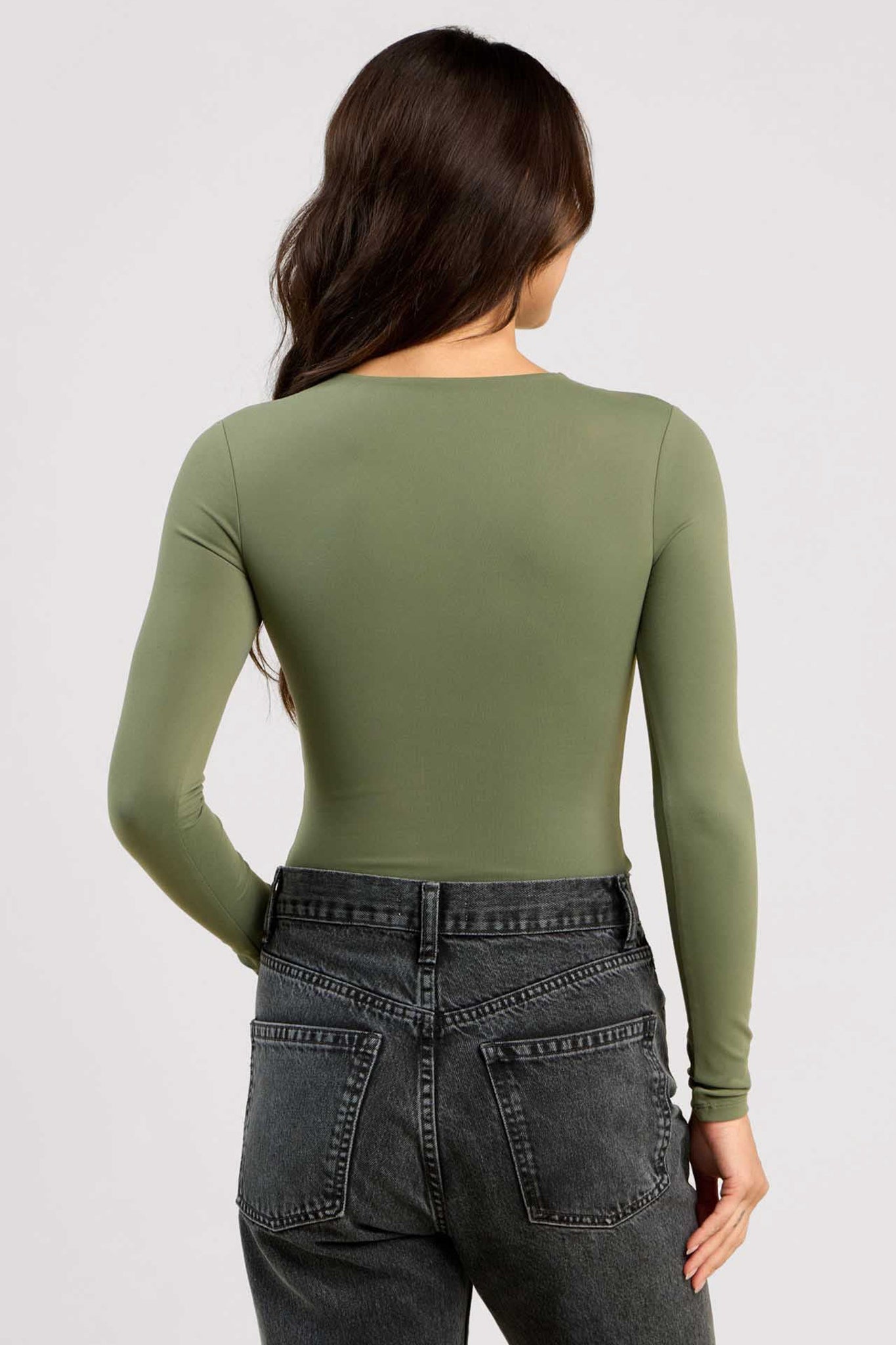 Long Sleeve Crewneck Bodysuit