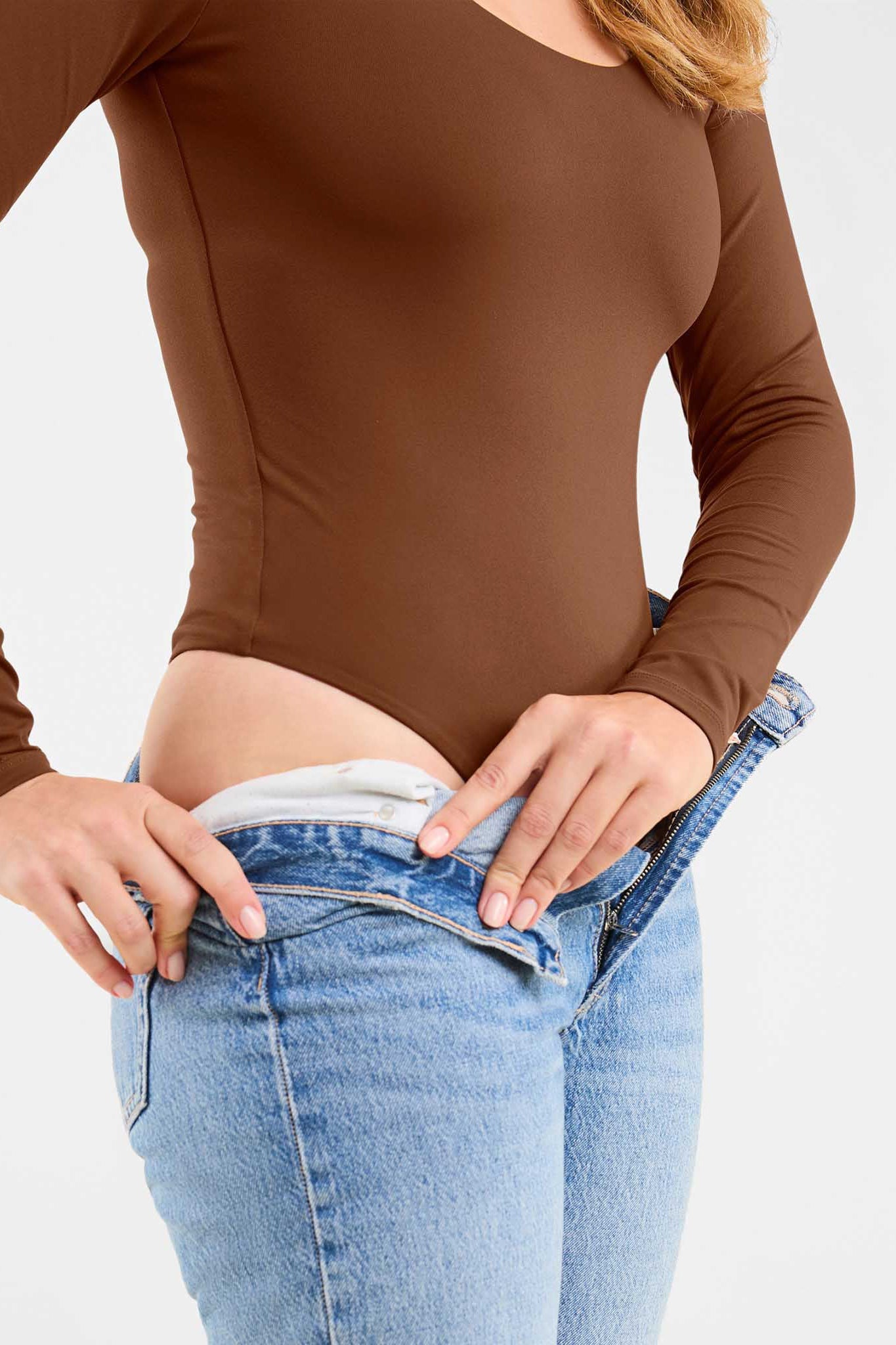 Long Sleeve Scoop Neck Bodysuit