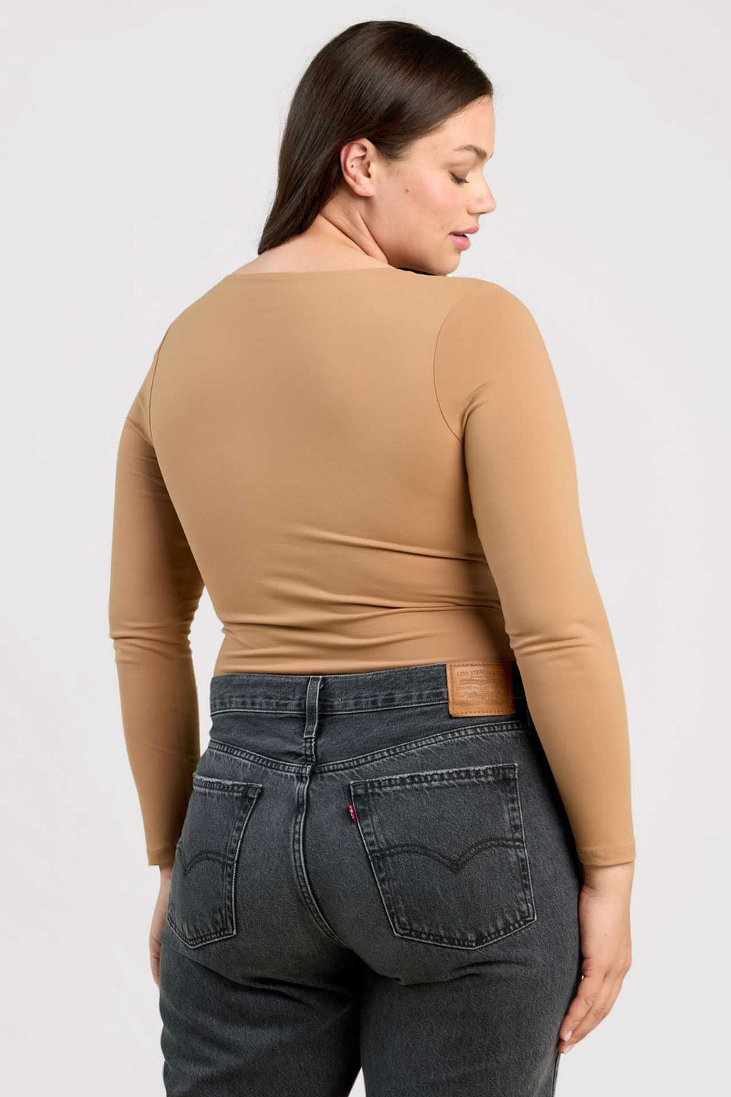 Long Sleeve Scoop Neck Bodysuit