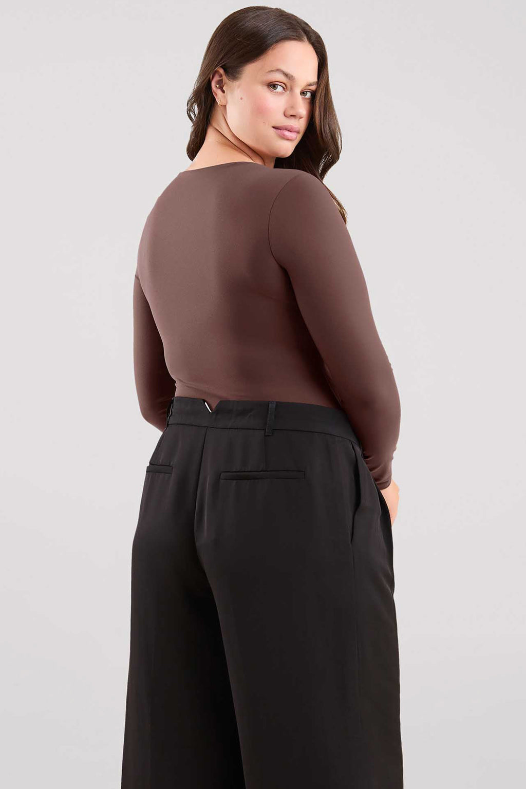 Long Sleeve Scoop Neck Bodysuit