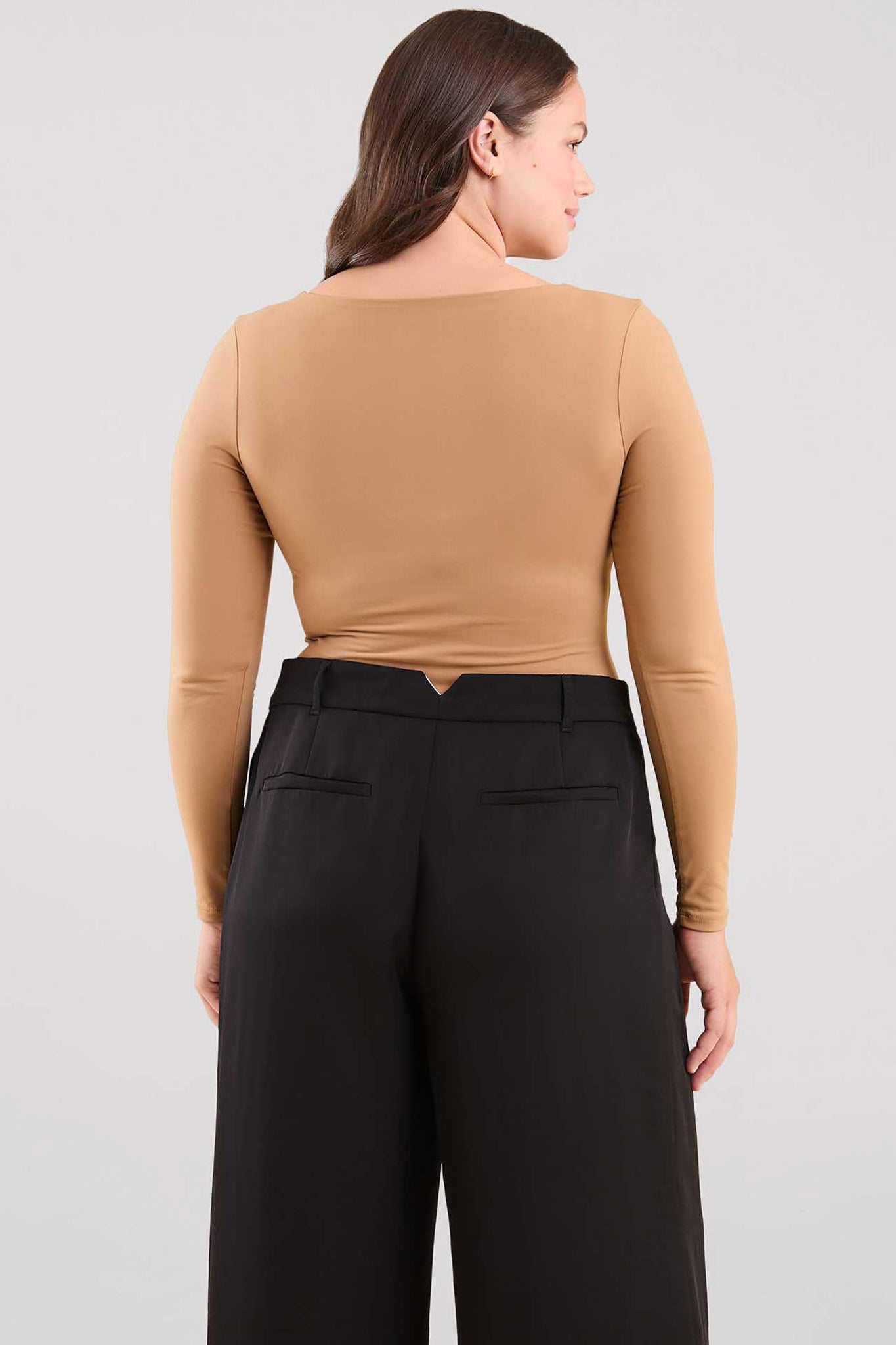 Long Sleeve Square Neck Bodysuit