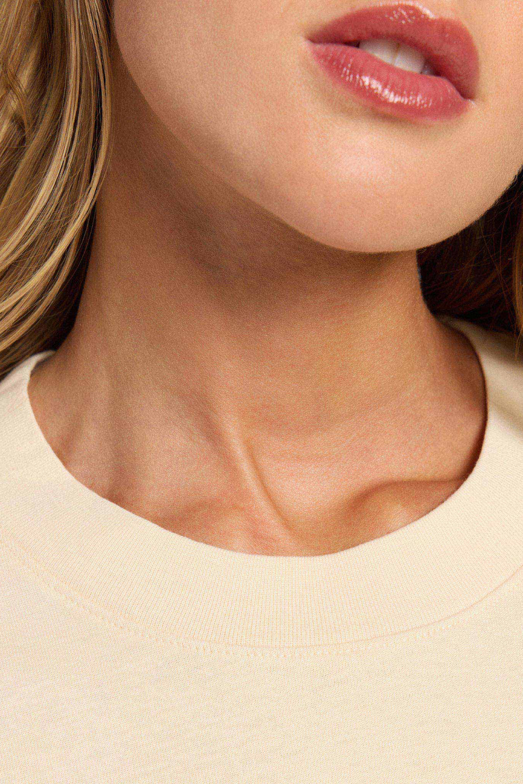 Vintage Cotton Cropped Tee