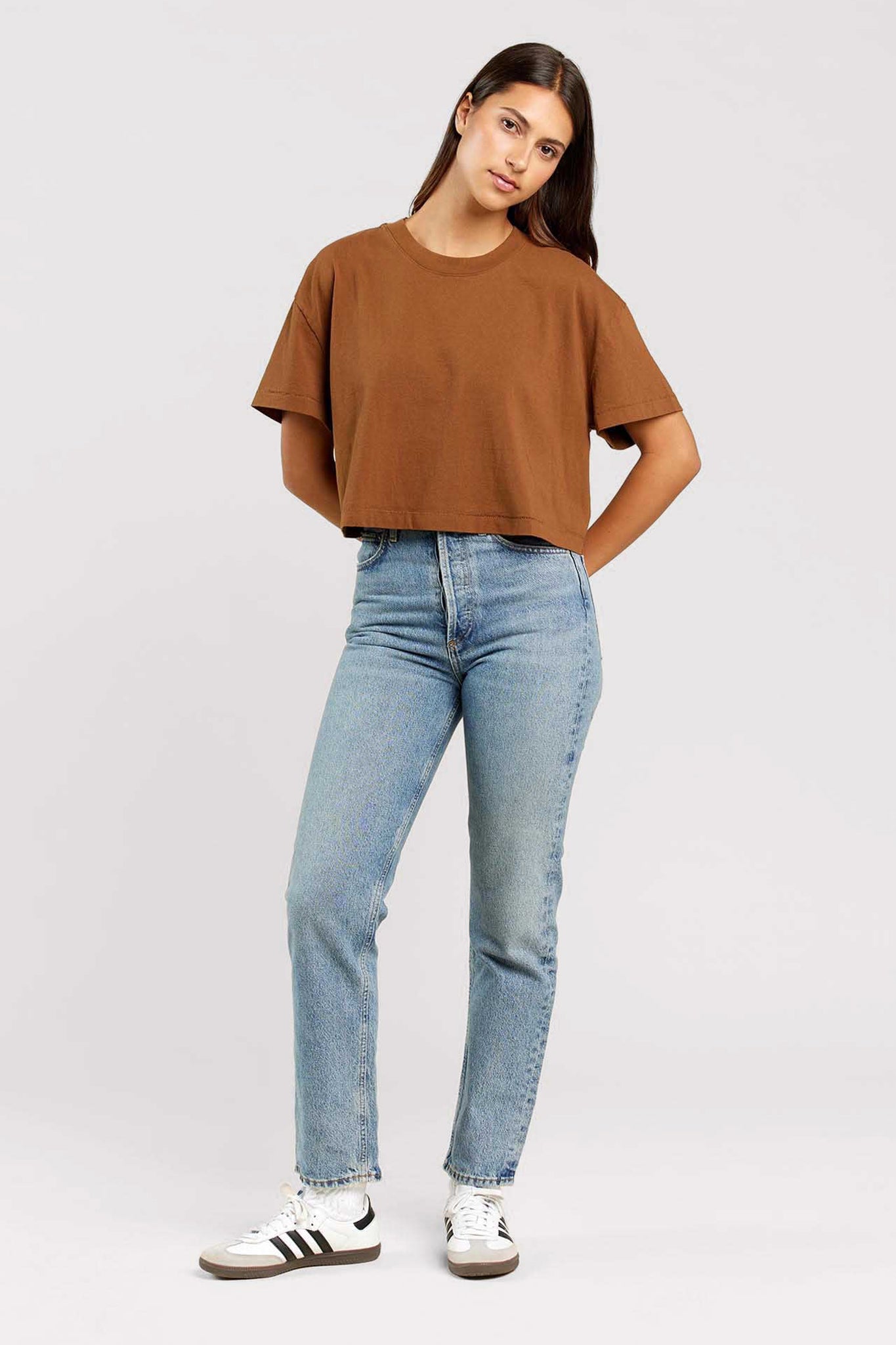 Vintage Cotton Cropped Tee