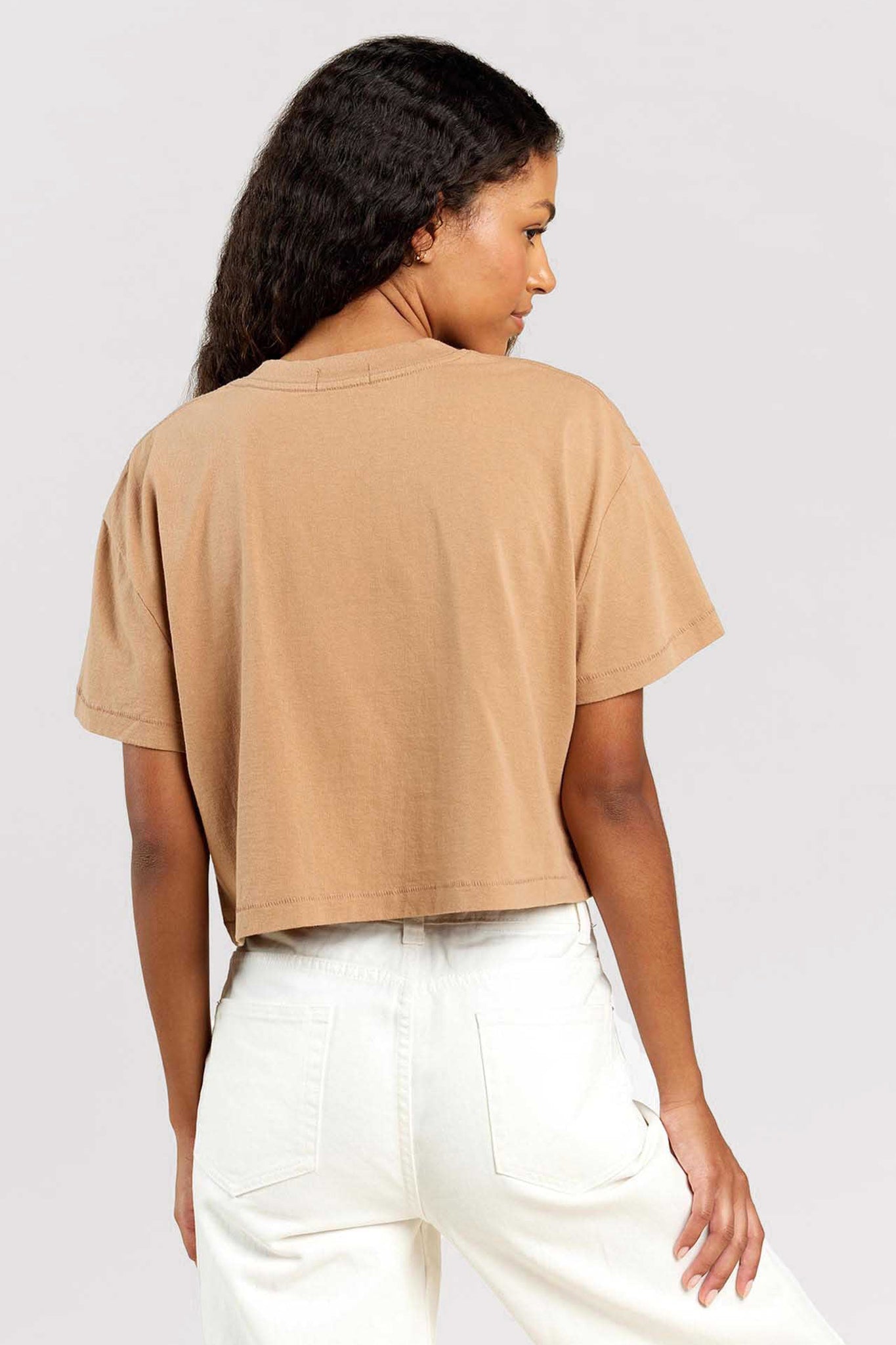 Vintage Cotton Cropped Tee