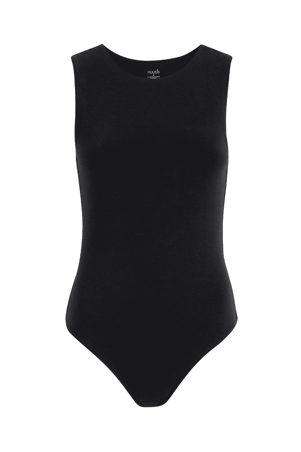 Cotton Stretch Classic Crewneck Tank Bodysuit