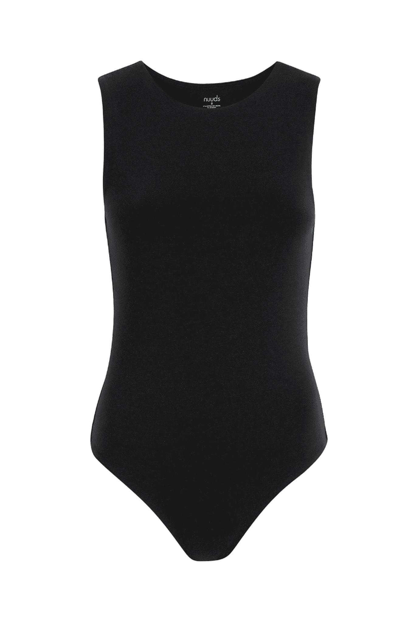 Cotton Stretch Classic Crewneck Tank Bodysuit