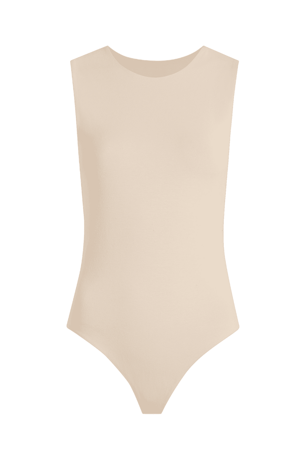 Cotton Stretch Classic Crewneck Tank Bodysuit