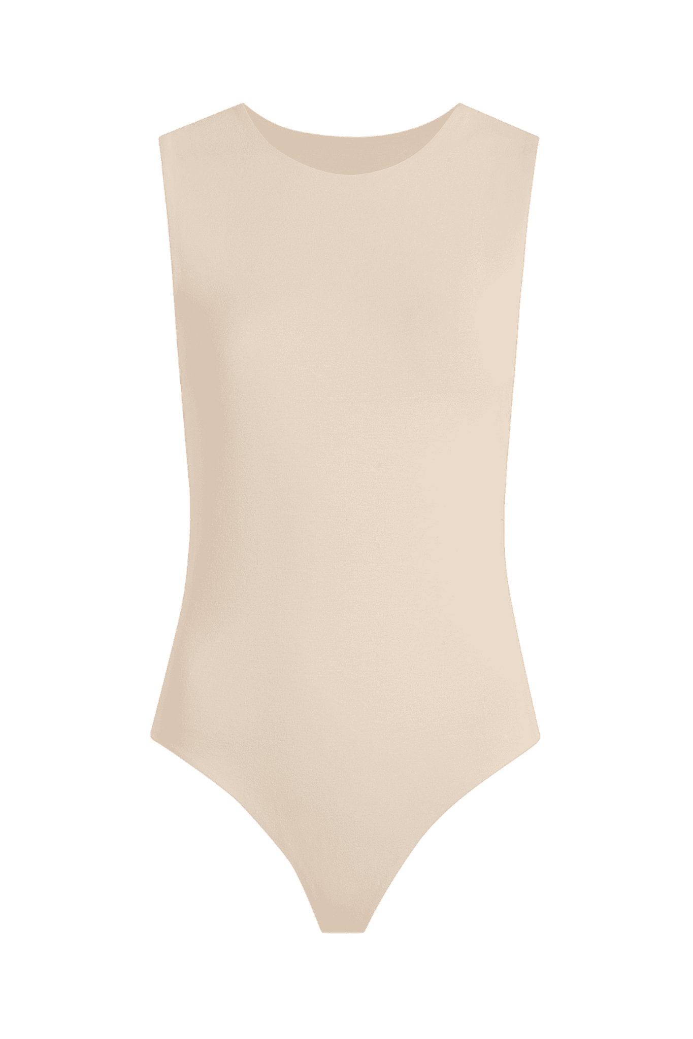 Cotton Stretch Classic Crewneck Tank Bodysuit