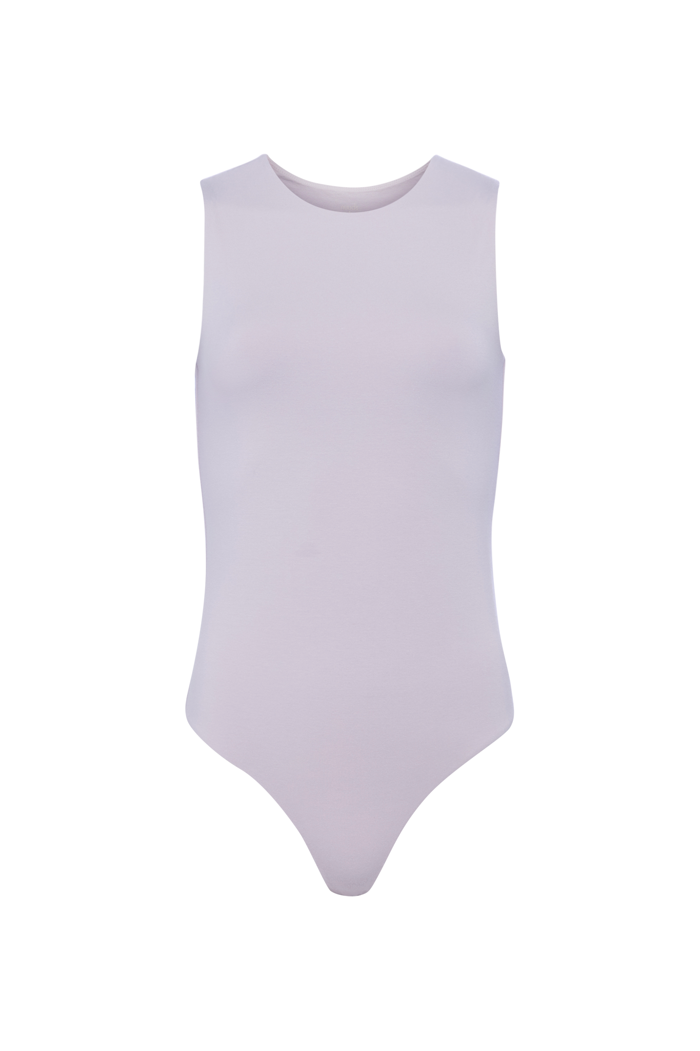 Cotton Stretch Classic Crewneck Tank Bodysuit