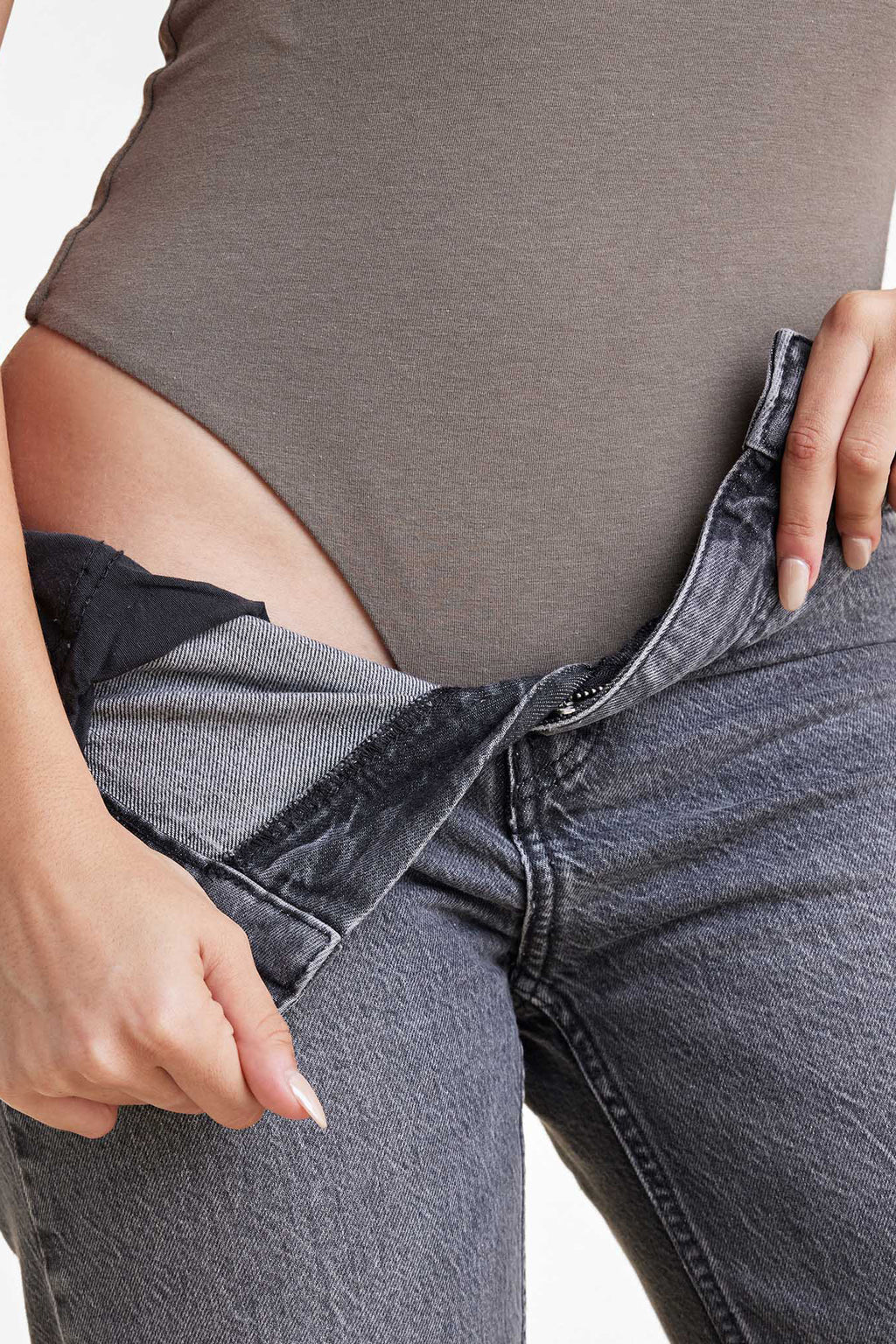 Cotton Stretch Classic Crewneck Tank Bodysuit