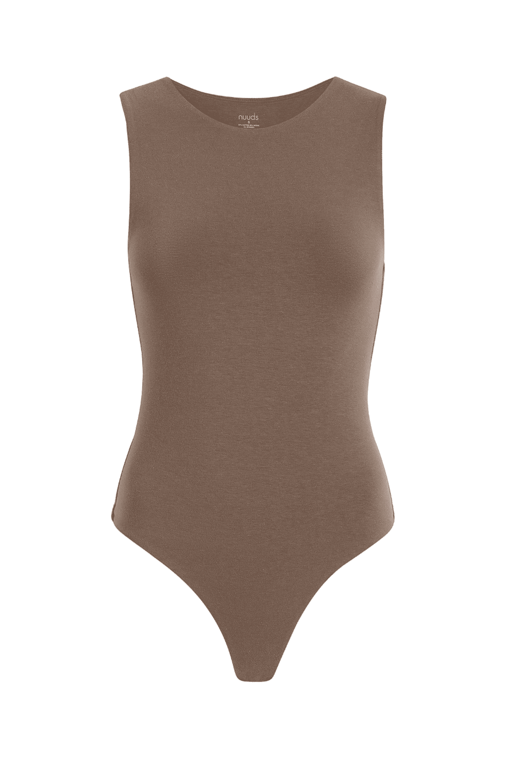 Cotton Stretch Classic Crewneck Tank Bodysuit