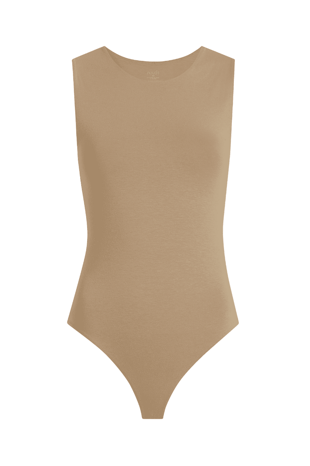 Cotton Stretch Classic Crewneck Tank Bodysuit