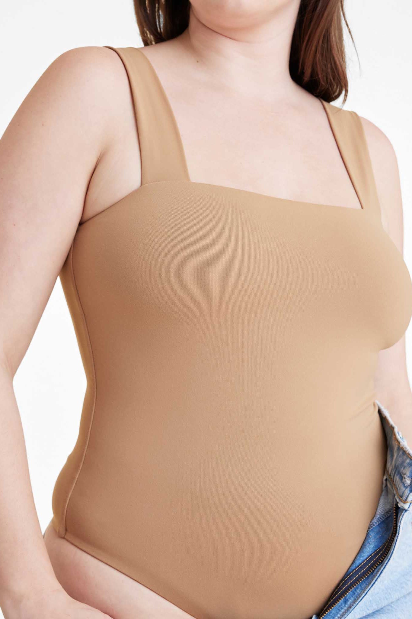 Square Neck Tank Bodysuit