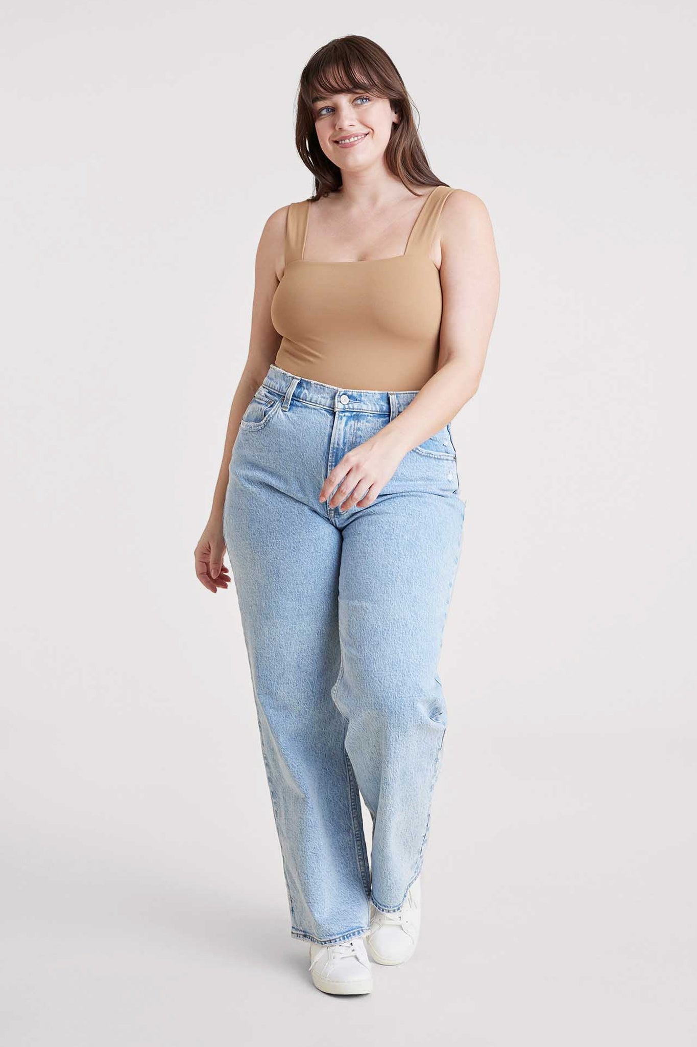 Square Neck Tank Bodysuit