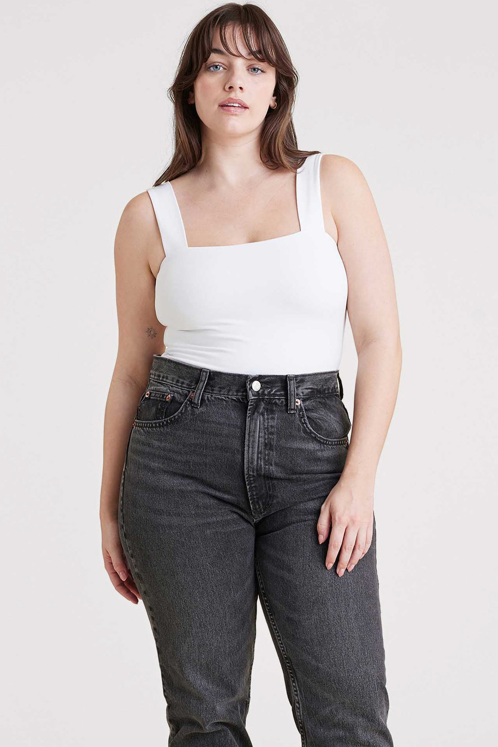 Square Neck Tank Bodysuit