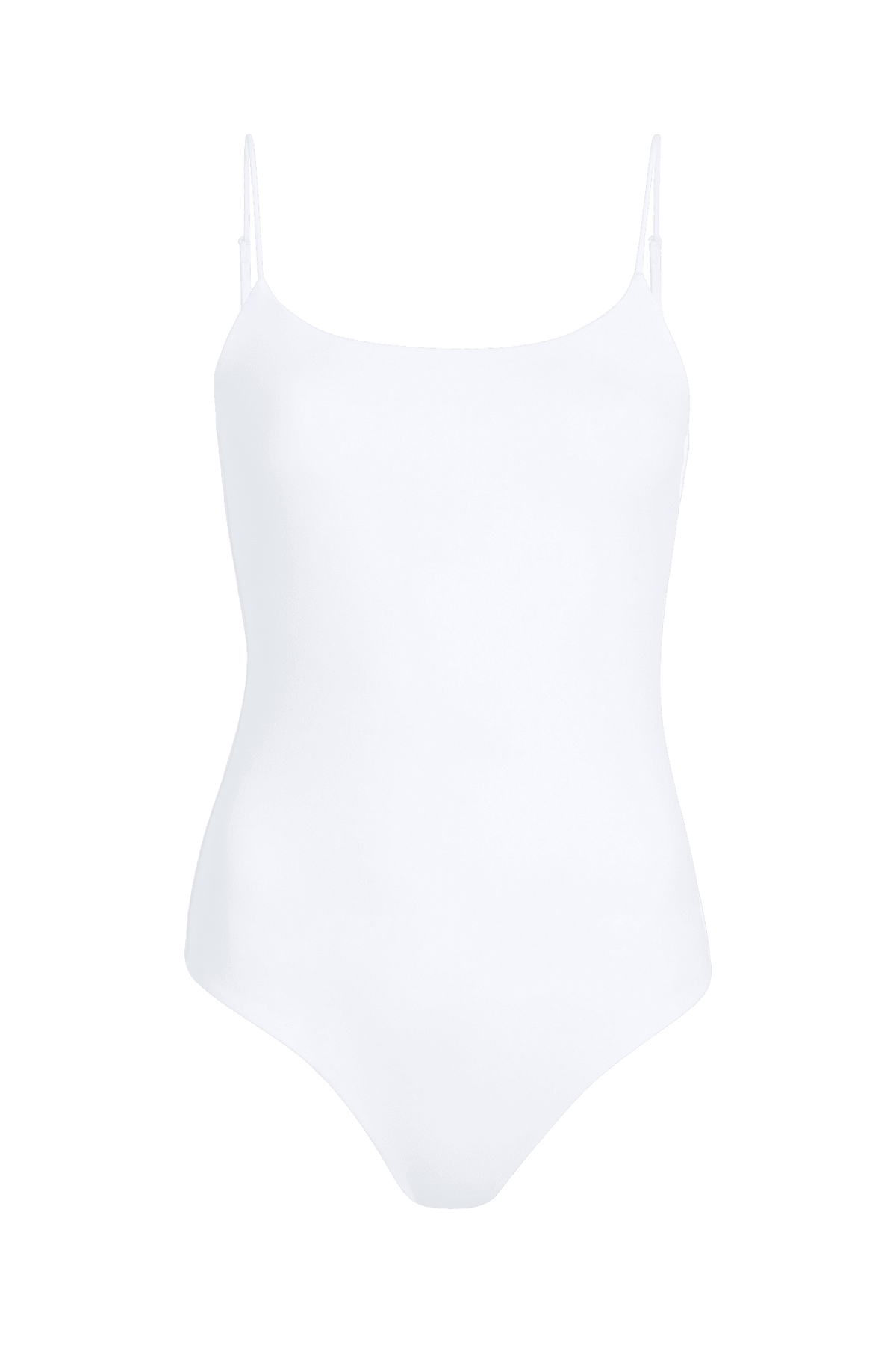 Color:White | nuuds cami bodysuit – women’s bodysuit fitted cami top