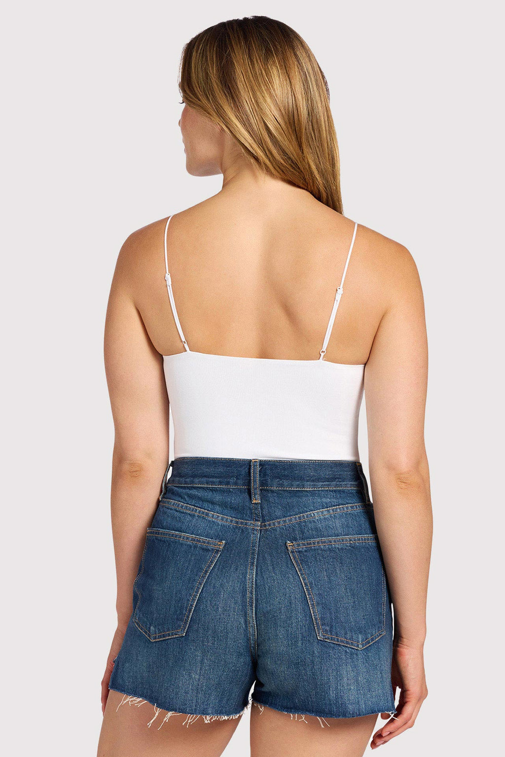 Color:White | Cami Bodysuit