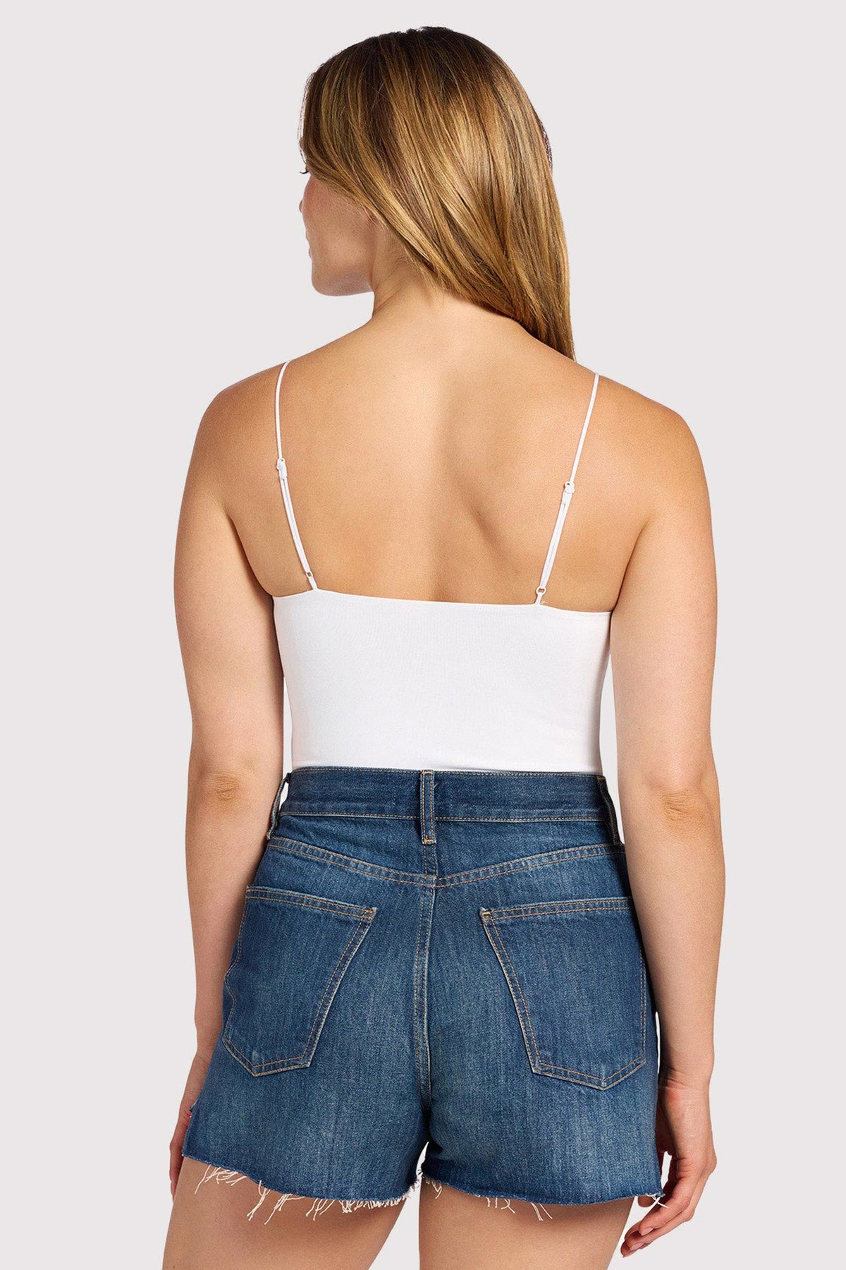 Color:White | Cami Bodysuit
