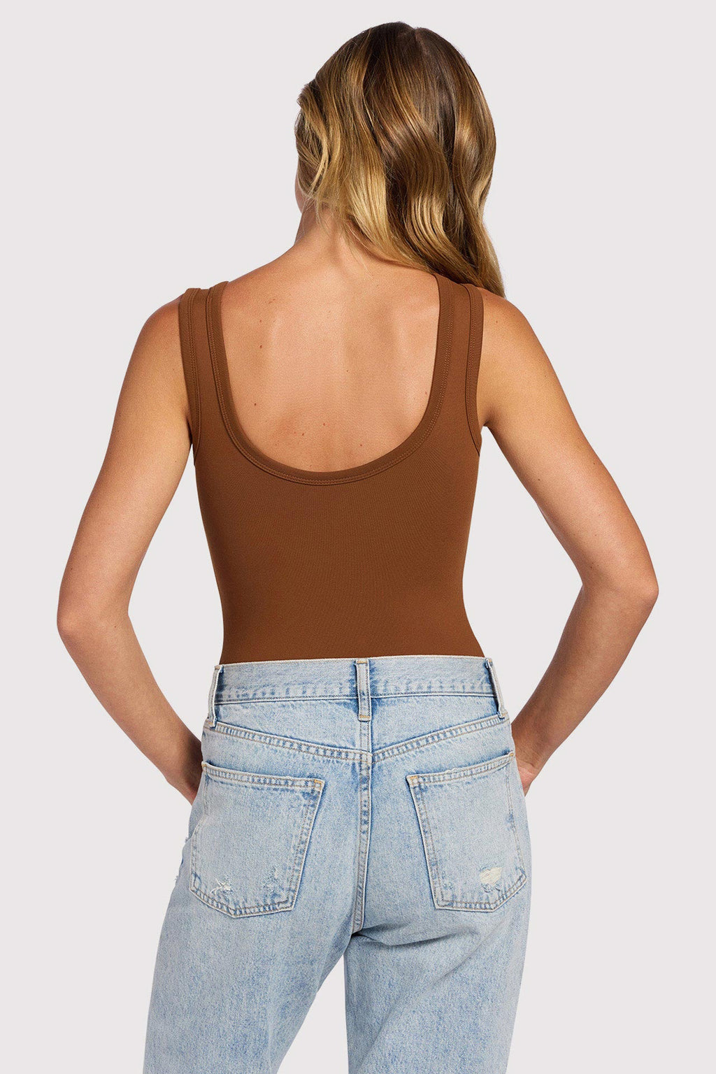 Seamless Scoop Tank Bodysuit