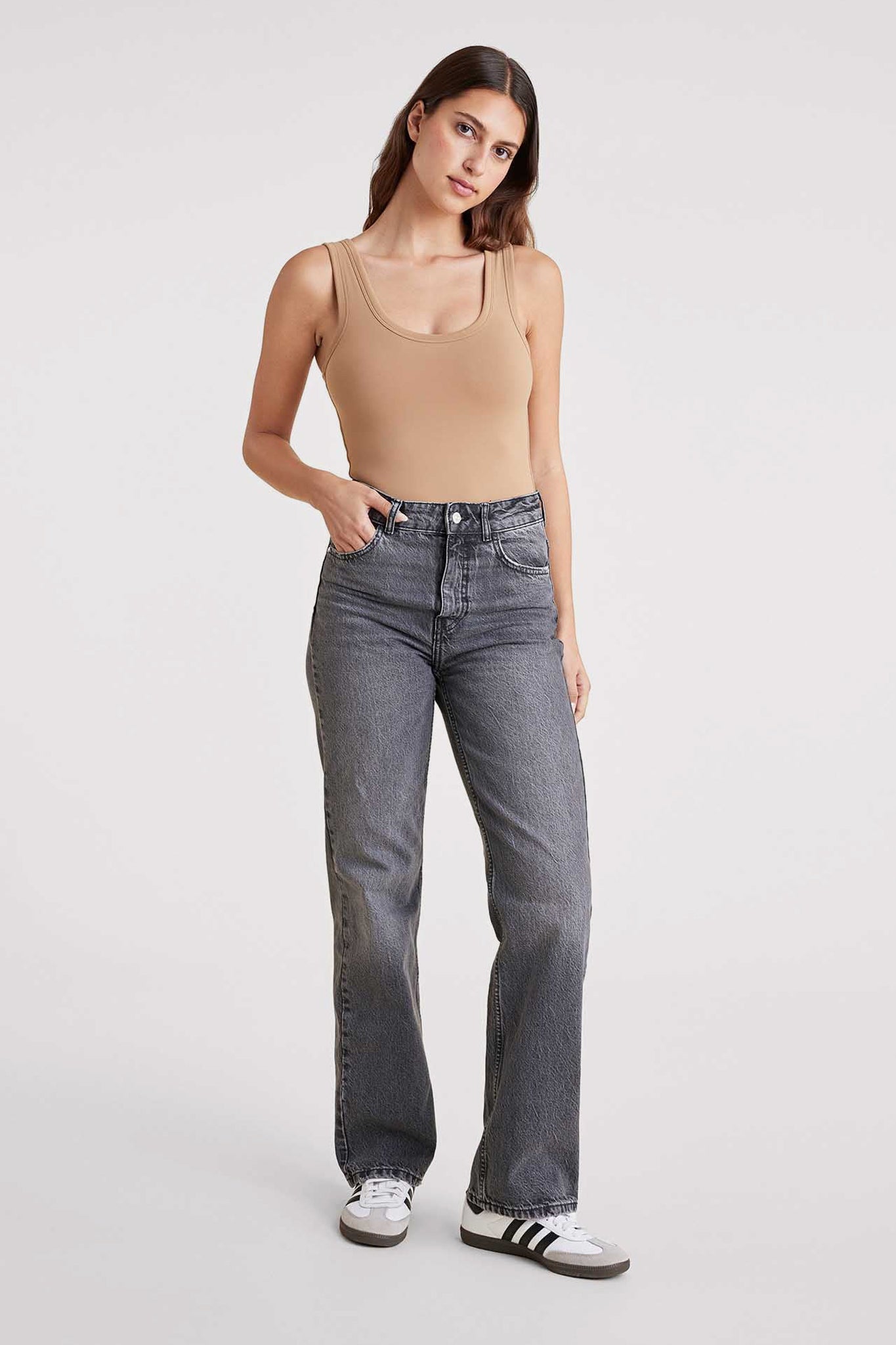 Seamless Scoop Tank Bodysuit