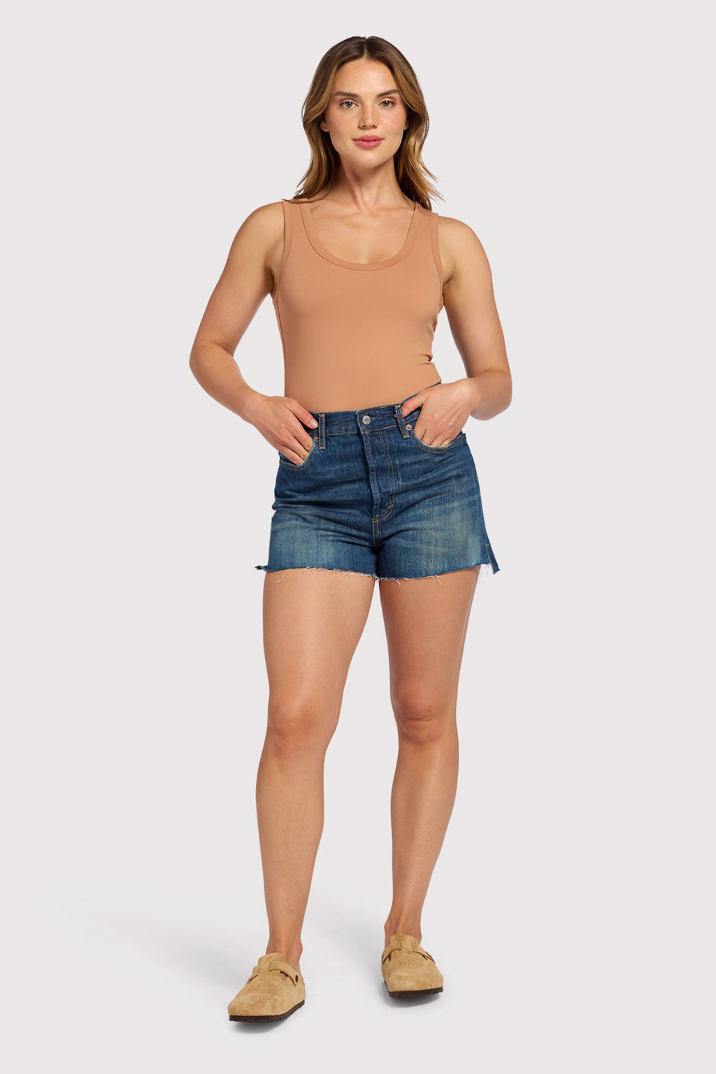 Seamless Scoop Tank Bodysuit