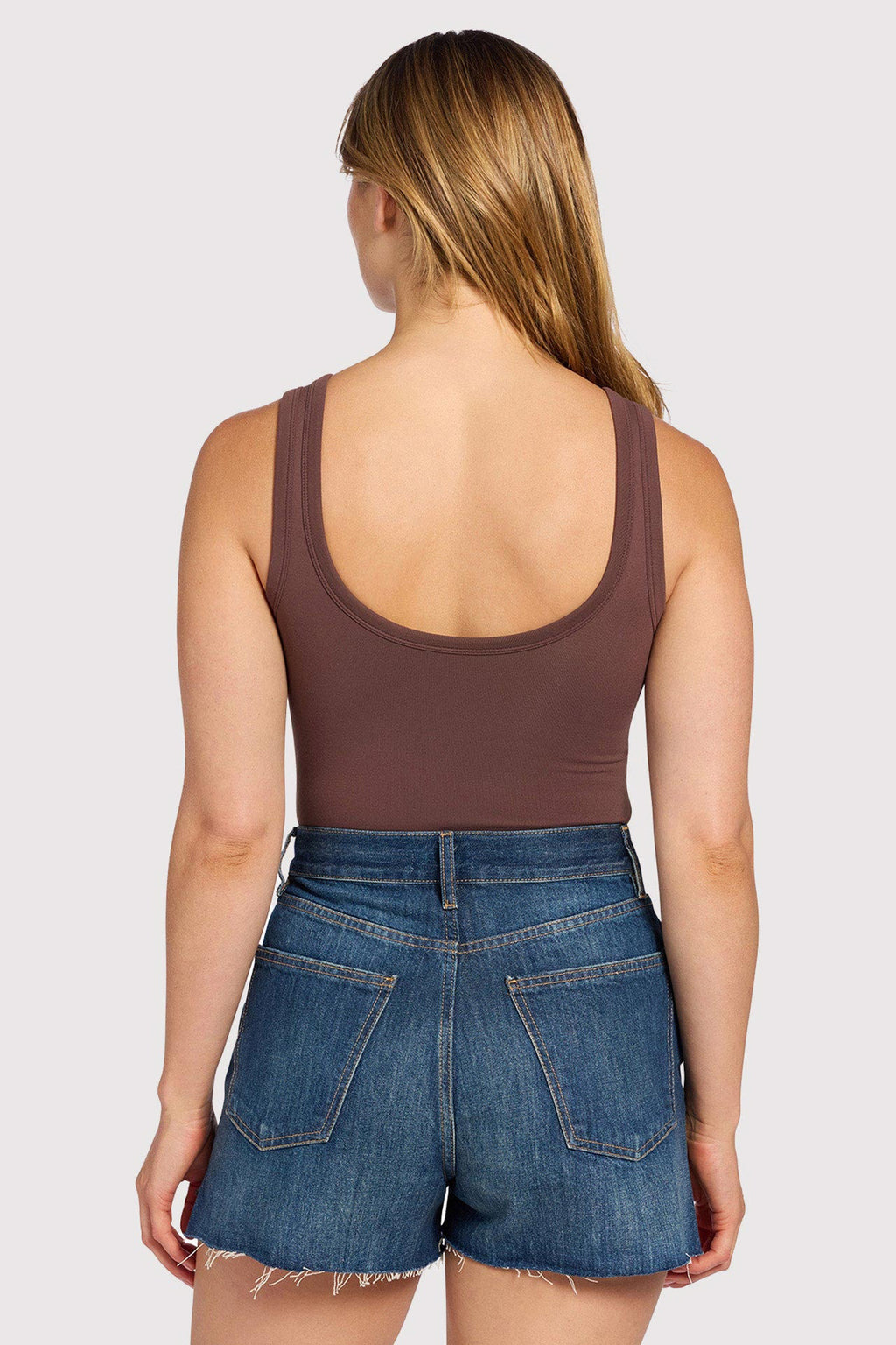 Seamless Scoop Tank Bodysuit