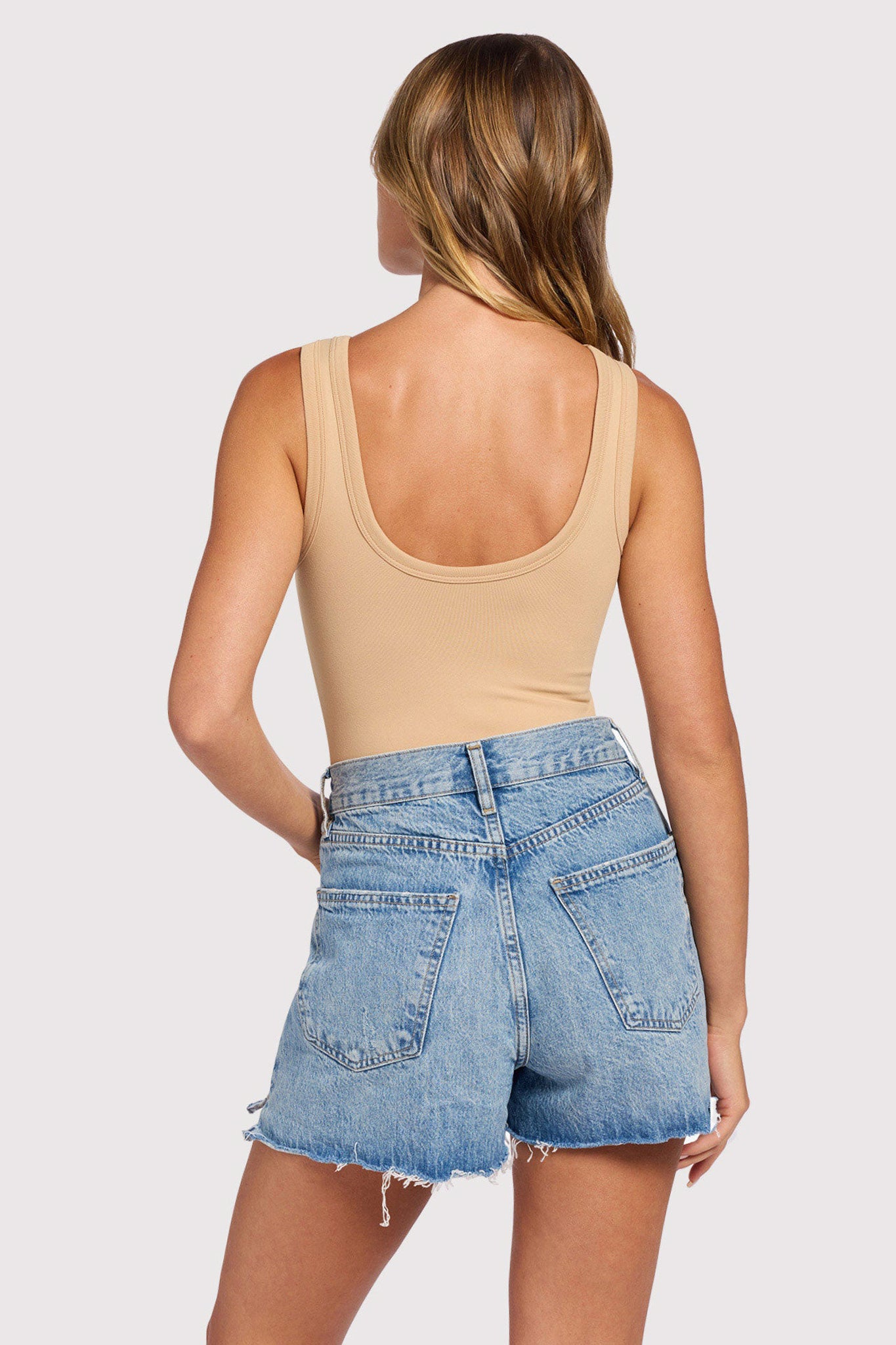 Seamless Scoop Tank Bodysuit