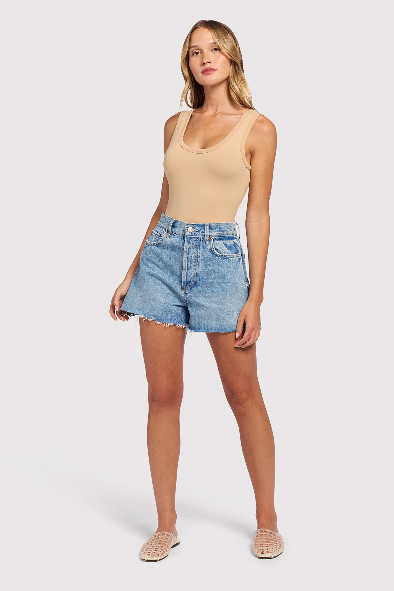 Seamless Scoop Tank Bodysuit