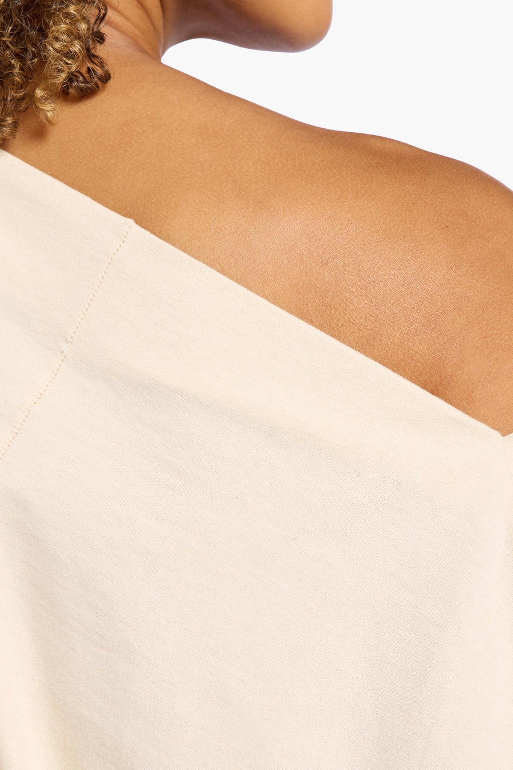 Vintage Cotton Off The Shoulder T-Shirt