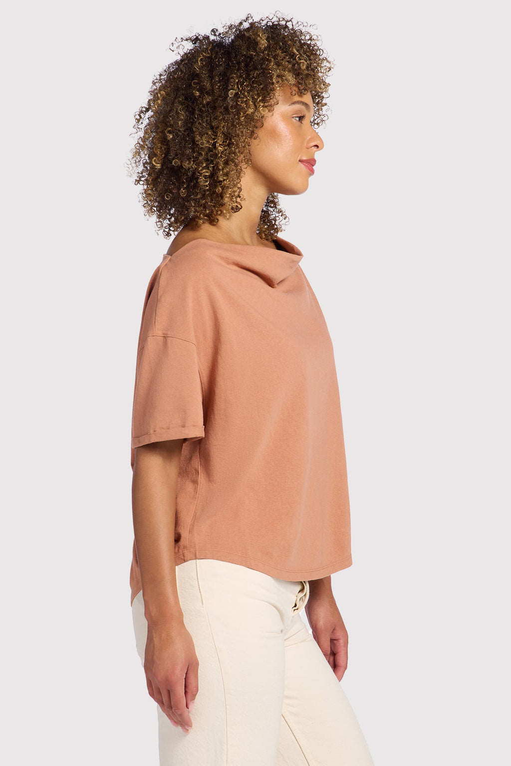 Vintage Cotton Off The Shoulder T-Shirt