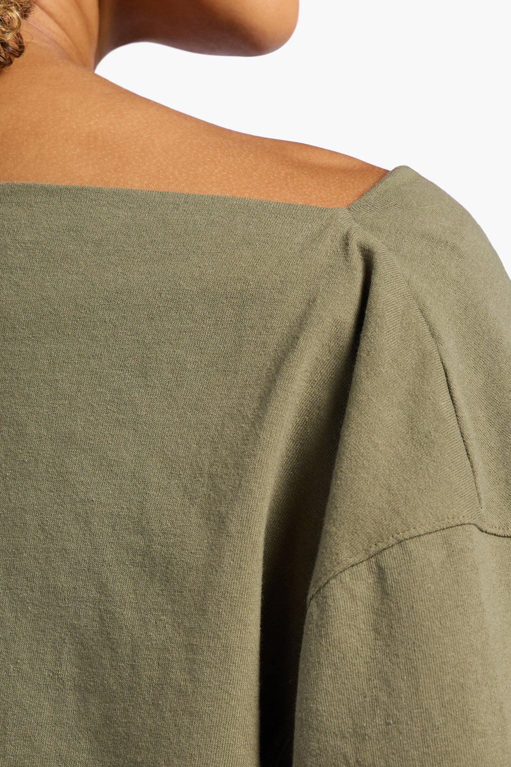 Vintage Cotton Off The Shoulder T-Shirt