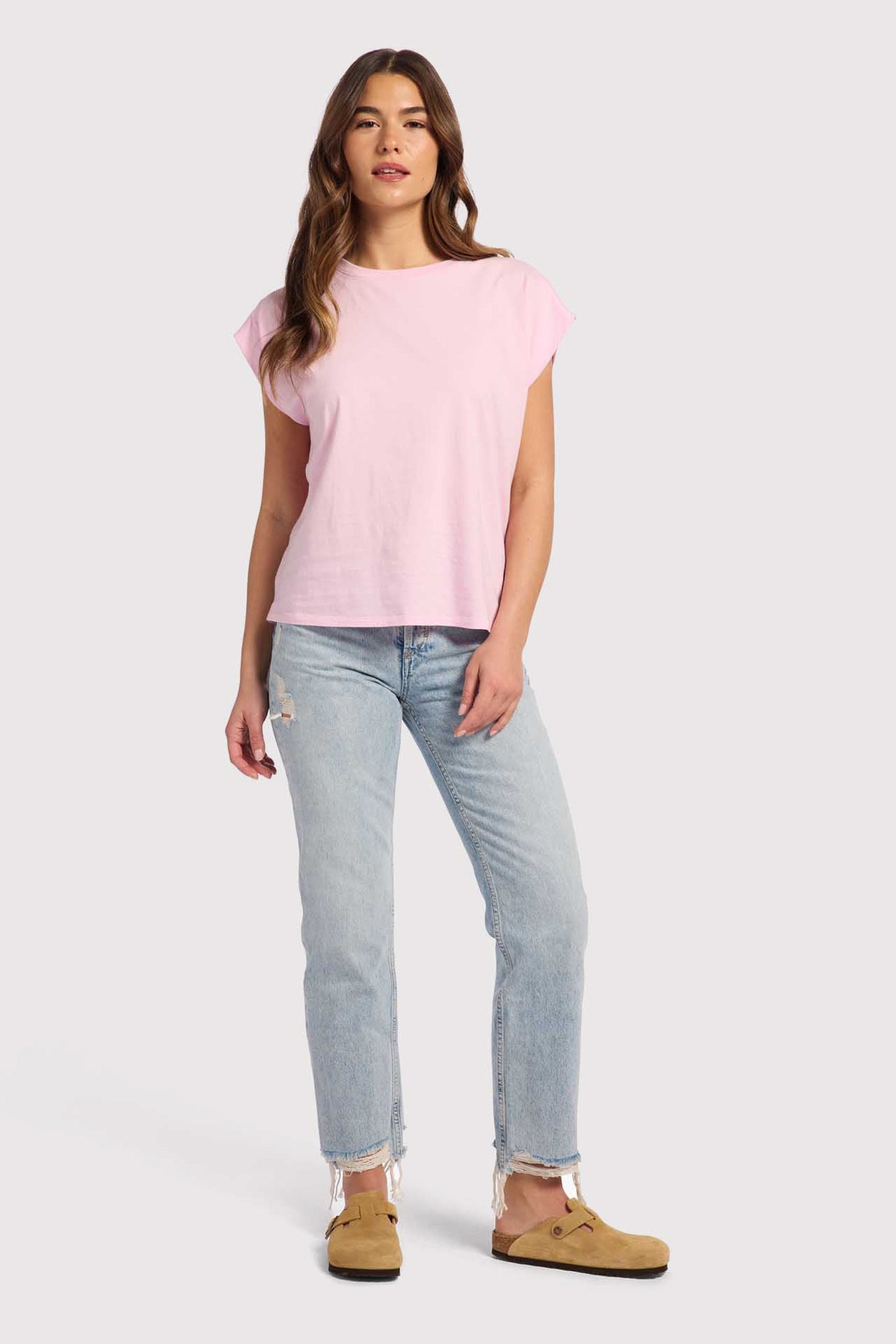 Soft Cotton Muscle Tee